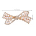 thumbnail image 2 of OUNONA 2Pcs Lightweight Rhinestone Hair Barrettes with Fake for Stylish Hair Decoration, 2 of 6