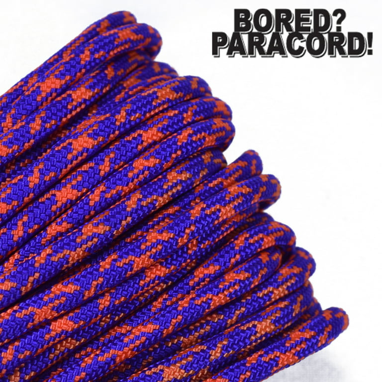 Bored Paracord Brand 550 lb Type III Paracord - Suns 50 Feet