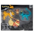 thumbnail image 1 of Pokémon Eevee + Flareon + Jolteon + Vaporeon Pokémon Set de Figura Pokémon 100% Original y Sellado, 1 of 2
