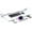 White, variant on Keyboard Tray Under Desk with Drawer,26.77" X 11.81"Large Size Keyboard Tray with C Clamp-on Mount, Easy to Install, for Home Office (White)