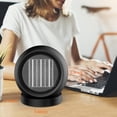 thumbnail image 6 of Desk Heater,Small Space Heaters for Indoor Use,Safe and Quiet Desktop Heater for Bedroom Home Office(Black), 6 of 14