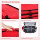 thumbnail image 3 of Bolsa de primeros auxilios vacía, bolsa de emergencia profesional para el hogar, organizador de bolsas de medicamentos con múltiples compartimentos, bolsa médica para traumatismos de primera respuesta, 3 of 5