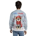 thumbnail image 5 of Hello Winter Chihuahua Smiling in Red Scarf Hat Welcome Christmas All Over Print 3D Sweatshirt Unisex Merch Dog Lover Gifts Idea - 00017, 5 of 6