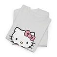 thumbnail image 3 of Cute Heart Hello Kitty Unisex T Shirt Heavy Cotton Tee Kawaii Cartoon Gift, 3 of 4