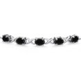 thumbnail image 4 of Gem Stone King 3.50 Cttw Black Onyx Bracelet for Women | 925 Sterling Silver | Gemstone December Birthstone | Oval 7X5MM | Adjustable Bolo Bracelet for Women | Easy-On Easy-Off, 4 of 6