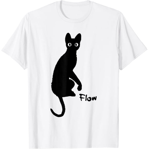 Black Cat Flow Camiseta