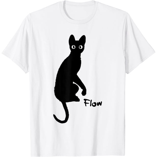 Black Cat Flow Camiseta