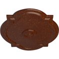 thumbnail image 3 of Ekena Millwork 21 1/4"W x 17 3/8"H x 1"P Waltz Ceiling Medallion (Fits Canopies up to 4 1/2"), Hand-Painted Burnished Mahogany Crackle, 3 of 6