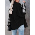 thumbnail image 4 of Asyoly Women Corduroy Plaid Shirt Jacket Long Sleeve Button Down Color Block Shacket Jacket Boyfriend Oversized Coat Casual Tops With Pockets, 4 of 6