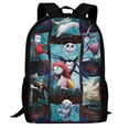 thumbnail image 1 of Jack And Sally Night-Mare Before Christmas Backpack,3d Print Laptop Backpack Lightweight Casual Daypack Bookbag Multi-Function Travel Backpack, 1 of 5