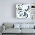 thumbnail image 4 of Canvas Wall Art - June Erica Vess 'Azul Rhythm II' Wall Art for Living Room, Bedroom, or Office Décor by Trademark Fine Art - 18 x 18 Inches, 4 of 4