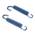 thumbnail image 5 of Pair 65mm Stainless Heavy Duty Exhaust Spring for Motorcycle ATV - Blue, 5 of 5