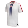 thumbnail image 2 of Icon Sports Official Licensed US Soccer Federation Game Day Shirt Unisex Kids | 289 White - Youth Small, 2 of 7