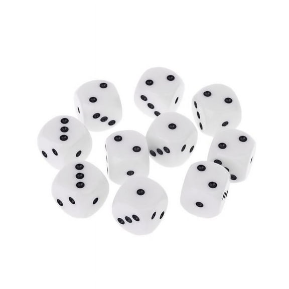 10Pcs 16mm D3 Six Sided Dices Beads For Dungeons & Dragon D&D RPG Poly Desktop T