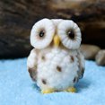thumbnail image 4 of Mini Owl Figurine Resin Statue, Fairy Garden & Home Decor Animal, 4 of 8