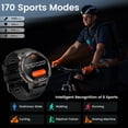 thumbnail image 5 of KOSPET Reloj Inteligente, 1.43" AMOLED Smartwatch Hombre Llamadas Bluetooth, Batería de 480 mAh, 170+ Modos Deportivos, Impermeable IP69K, Cuerpo de Metal, Monitor de Salud para iOS y Android, 5 of 5