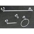 thumbnail image 3 of Kingston Brass  Classic Polished Chrome 4-piece Bathroom Accessory Set - Silver, 3 of 3