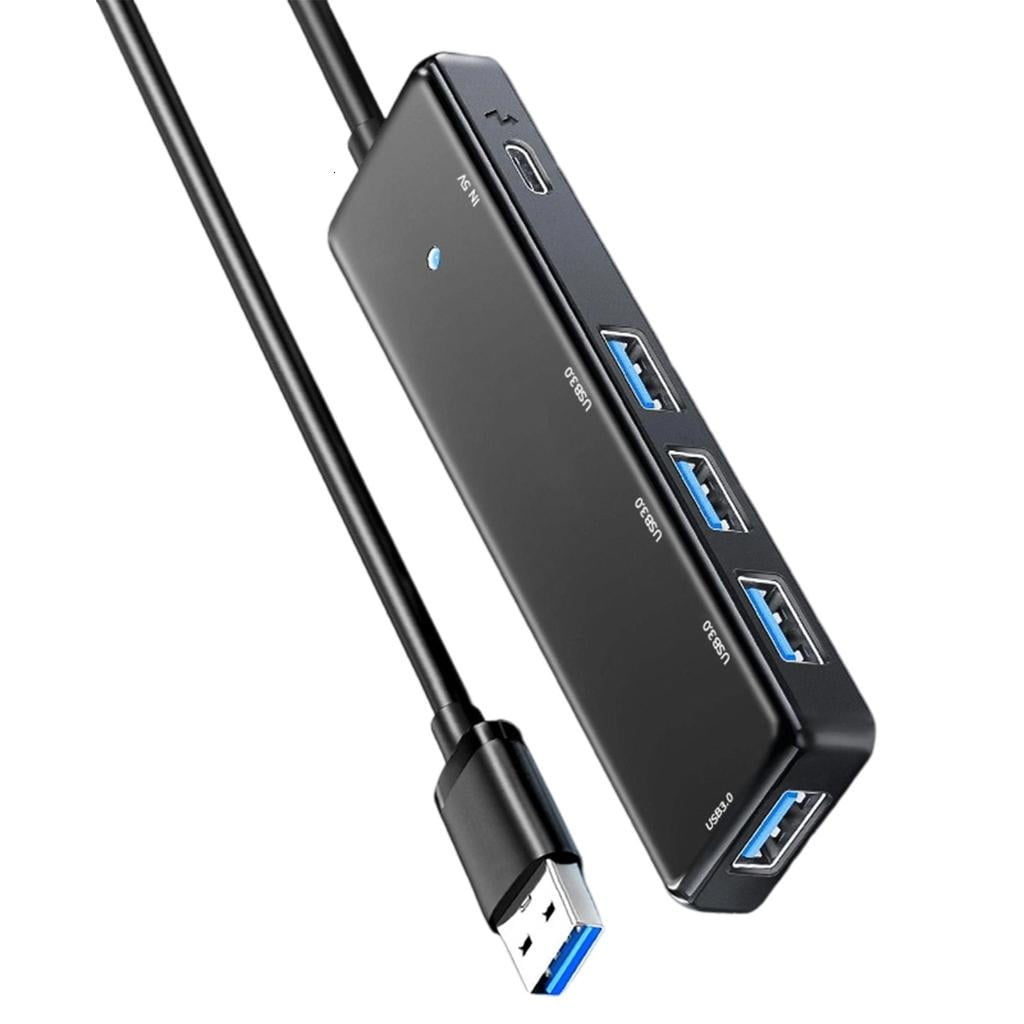 Drrntien Multipurpose USB Splitter 4 USB3.0 Port Fast For Computers Gaming Systems