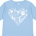 thumbnail image 4 of Inktastic Science Heart Beaker, Book, DNA and Microscope Boys or Girls Long Sleeve Toddler T-Shirt, 4 of 5