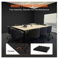 thumbnail image 5 of Acoustic Foam Panels 24 Pack, 12x12x2in - Studio Soundproofing Wedges for Walls & Ceilings, Home Theater, Noise Reduction, Recording Studio, 5 of 7