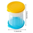 thumbnail image 5 of Shoreew Hourglass Pickle Jar Pickle Juice Separator Food Grade BPA Free Leak Resistant Airtight Pickle Organizer Storage Jar, 5 of 7
