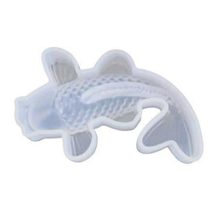 

Gyedtr Gold Fish Silicone Silicone Resin Molds Fish Fish Cake Mould DIY Clearance