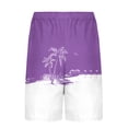 thumbnail image 6 of Iyufng Mens Double Layer Lining Shorts Summer Fashion Printed Beach Shorts with Pockets , Elastic Waistband, Drawstring, 6 of 8