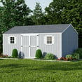 thumbnail image 3 of Little Cottage Co. 12x18 Value Workshop Shed with Operable Windows and Floor, Outdoor Wood Storage Do-It-Yourself Precut Kit, 3 of 14