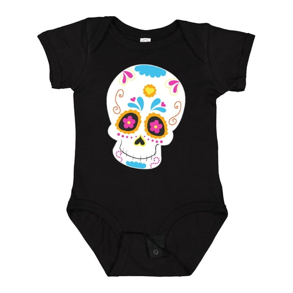 Inktastic Sugar Skull Blue Boys or Girls Baby Bodysuit