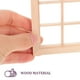 thumbnail image 2 of 2 ventanas de casa de muñecas a escala 1:12, marco de ventana arqueado en miniatura de 6 paneles, modelo de muebles DIY, decoración de casa de muñecas en miniatura, accesorios de madera., 2 of 6