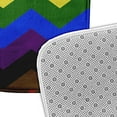 thumbnail image 2 of Simply Daisy 24" x 17" Plush Microfiber Multi-color Inclusive Pride Chevron Bath Mat, 2 of 3