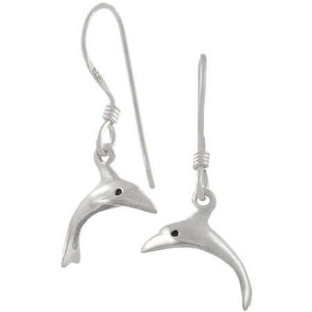 Brinley Co. Sterling Silver Dolphin Drop Earrings