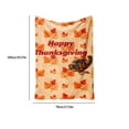 thumbnail image 3 of Nkmbld Thanksgiving Flannel Blanket, Surper Soft Warm Cozy Fall Blanket for Couch Sofa Bed, Halloween Harvest Gifts and Home Decor, 3 of 8