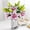 Champagne, variant on Artificial Lily Flowers with 2 Heads Full Bloom And 1 Bud Long Stem Fake Lilies Bouquet for Wedding Floral Arrangements Spring Home Table Centerpiece