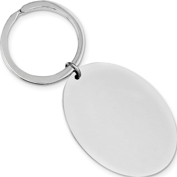 Sterling Silver Rhodium-Plated Key Chain Made In United States qq75
