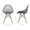 thumbnail image 2 of Set de 4 Sillas Eames Mundo In Vento Plástico Gris, 2 of 2