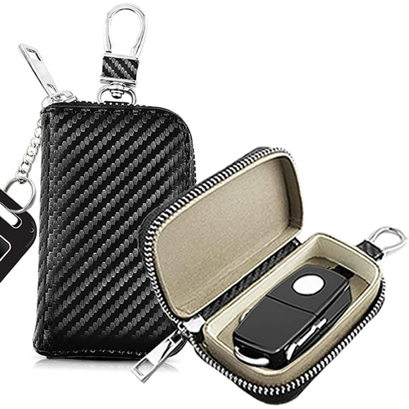 FrostHike 2 Pack Faraday Bags for Car Key Fob Protector Faraday Cage Signal Blocking RFID Key Fob Protector Car RFID Signal Shielding Bag for Car Keys Antitheft Products(2 Pcs)