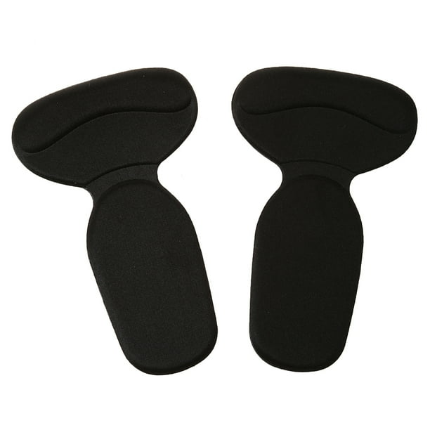 (1 Par) Soporte para Talón Almohadilla para El Talón en apariencia de T Cojín para Protección Del Talón, Autoadhesivo - Negro, (): 14 x 8 cm Yinane Cojín de talón