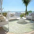 thumbnail image 6 of Addison Rugs Chantille Indoor/Outdoor Transitional Stripes Aloe Washable Round Rug, 8' x 8', 6 of 6