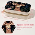 thumbnail image 5 of Deer Portable Velvet Earring Organizer with Removable Compartment, Necklace Holder, Jewelry Organizer, and Decorative Gift Box, 5 of 7