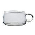 thumbnail image 1 of Shisuyan 1 Pce Tasse en Verre Résistante à la Chaleur Tasse à Café avec Poignée Tasse d'Eau Simple, 1 of 8