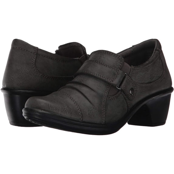 Easy Street Womens Mika Round Toe Ankle Fashion Boots, Grey, Size 8.0