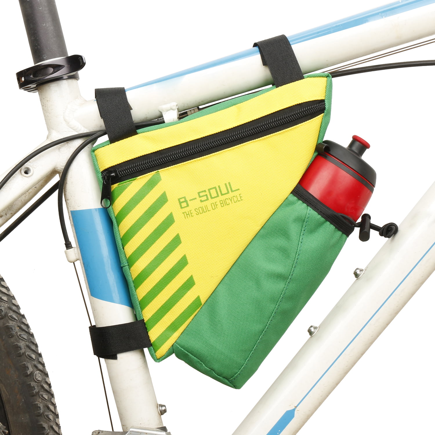B-SOUL Bike Waterproof Triangle Frame Bag Cycling Front Top Tube Bag Pouch 