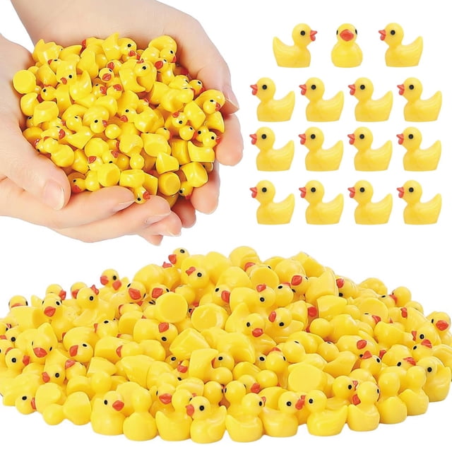 Minipatos de resina Ysesoai, 100 unidades, para casa de muñecas, jardín, bricolaje