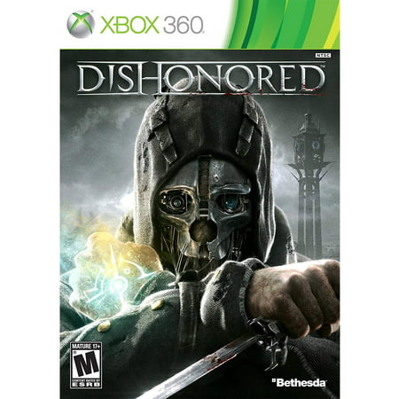 Dishonored (Xbox 360) Dishonored is an immersive first-person action game that casts you as a supernatural assassin driven by revenge. Creatively eliminate your targets with the flexible combat system as you combine the numerous supernatural abilities  weapons and unusual gadgets at your disposal. Dishonored is set in Dunwall  an industrial whaling city where strange technology and otherworldly mysticism coexist in the shadows. You are the once-trusted bodyguard of the beloved Empress. Framed for her murder  you become an infamous assassin  known only by the disturbing mask that has become your calling card. In a time of uncertainty  when the city is being besieged by plague and ruled by an oppressive government armed with neo-industrial technologies  dark forces conspire to bestow upon you abilities beyond those of any common man - but at what cost? The truth behind your betrayal is as murky as the waters surrounding the city  and the life you once had is gone forever.