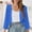 Blue, variant on Women Shrug Chiffon Cardigans Open Front Short Sleeve Dressy Evening Tops 2025 Trendy Sheer Beach Cover Ups
