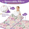 thumbnail image 3 of Pioneer Flower Floral Print Pattern Toddler Nap Mats for Kids Preschool,Sleeping Mat Bag or Kids,Toddler Sleeping Bag,Toddler Nap Mat or Daycare, 3 of 6
