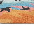 thumbnail image 7 of Liora Manne Flock Area Rug 5x8 Indoor Outdoor Sky Weather Resistant Soft Fabric, 7 of 7