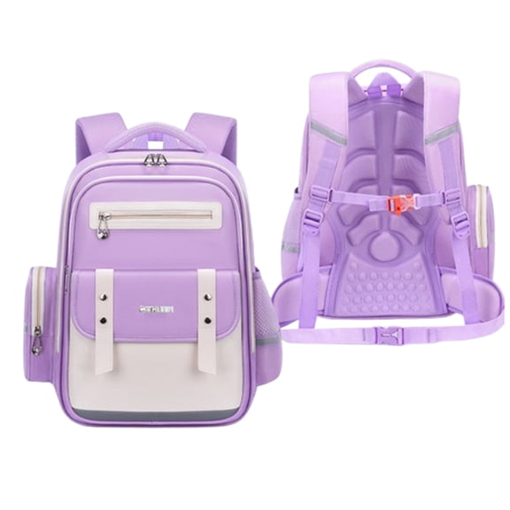 School Bag Backpacks,Lightweight School bag,Waterproof Bookbag for Elementary Primary School/Purple