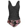 thumbnail image 4 of Plus Size Swim Cover Up Set,Plus Size Swimwear Two Piece V Neck Bikini Set Women's Beach Vacation Swimsuits For Summer Pool Party And Resort Wear, 4 of 4